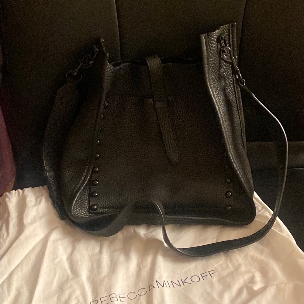 Rebecca Minkoff Black Leather Shoulder Bag